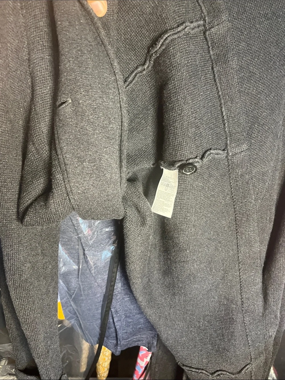 Banana Republic Men's Dark Gray Knit Sport Coat